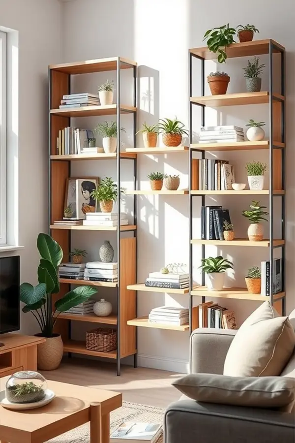 Tiered Shelving That Saves Space