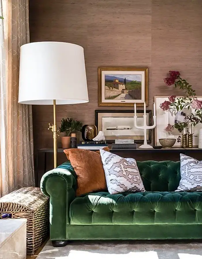 46 Green And Beige Living Room Ideas With Calm Style 40 Timeless Textures with Velvet Touches