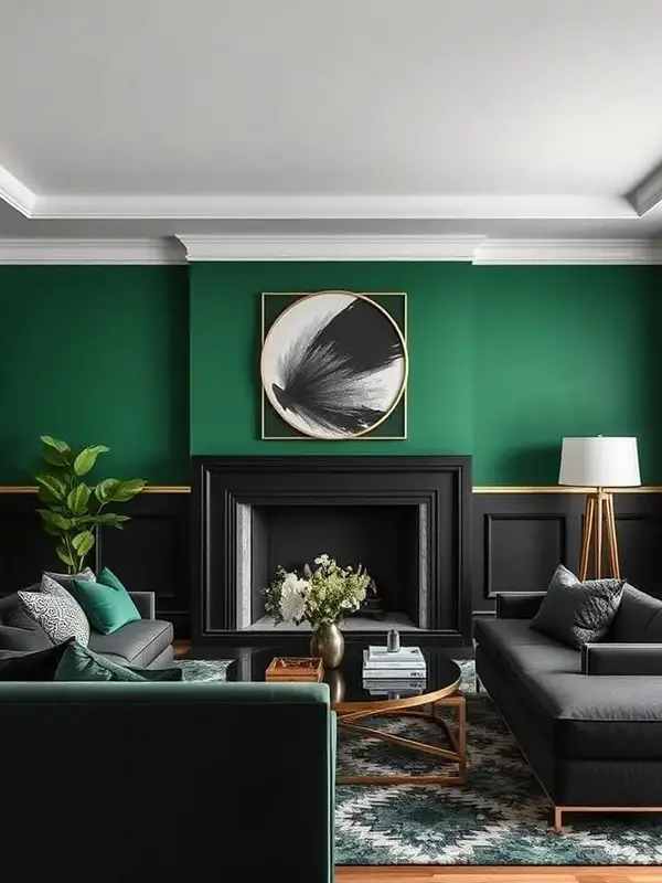 Two Tone Walls with Contrast