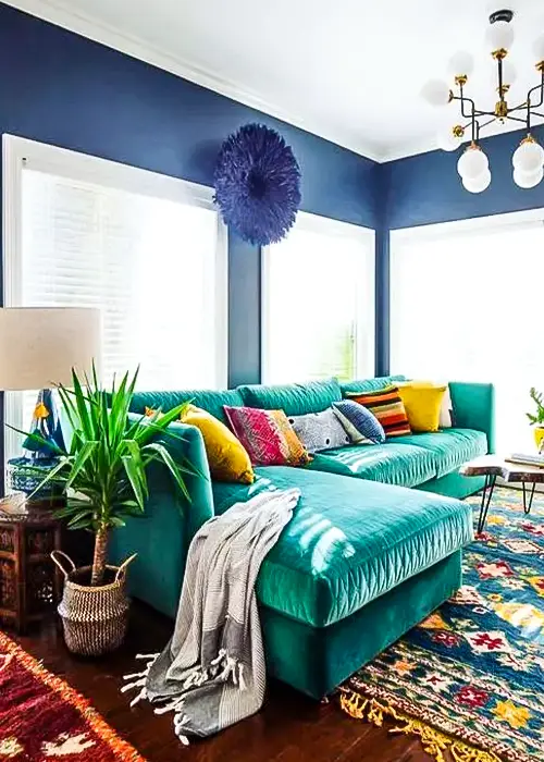 46 Calm Blue And Green Living Room Ideas 36 Vibrant Style with Natural Light