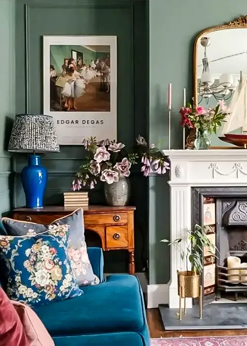 46 Calm Blue And Green Living Room Ideas 45 Whimsical Touches with Vintage Charm