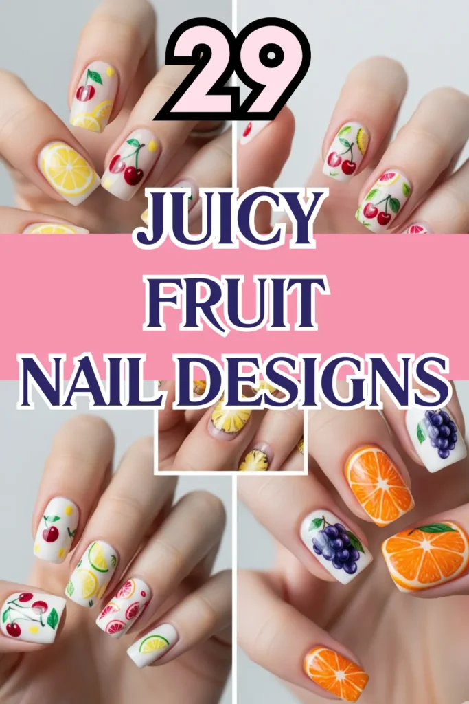 29 Juicy Fruit Nail Designs to Sweeten Your Summer Look