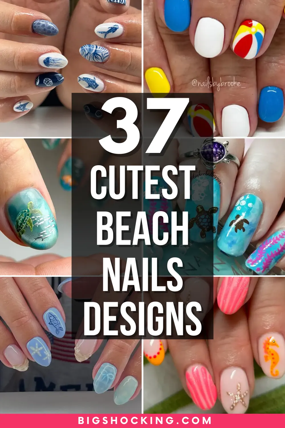 37 Insanely Cute Beach Nails Designs Ideas You’ll Want to Recreate This Summer