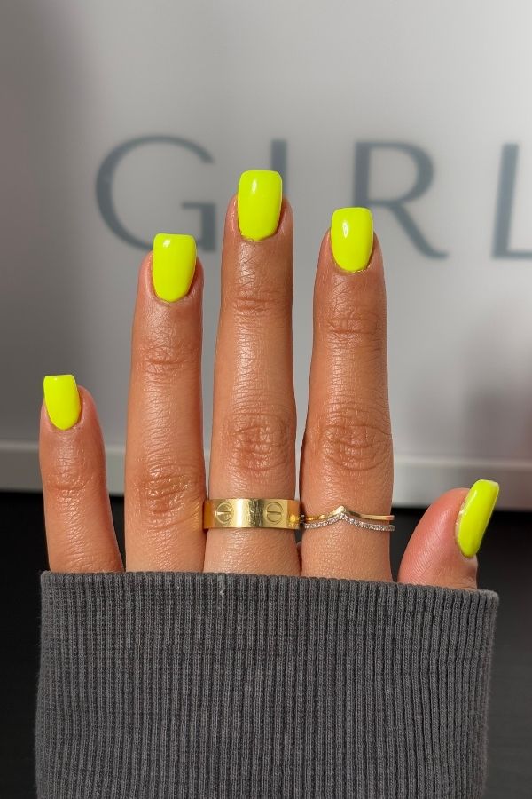 Acidic Neon Nail Designs