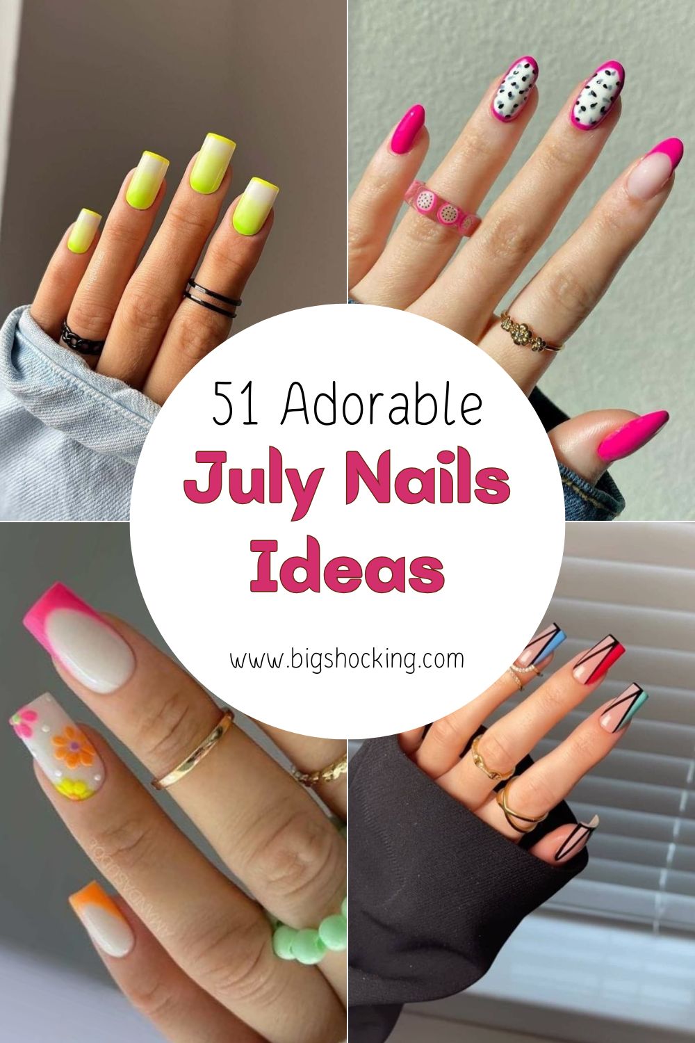 Adorable July Nails Ideas and Cute July Nail Designs to Copy This Year