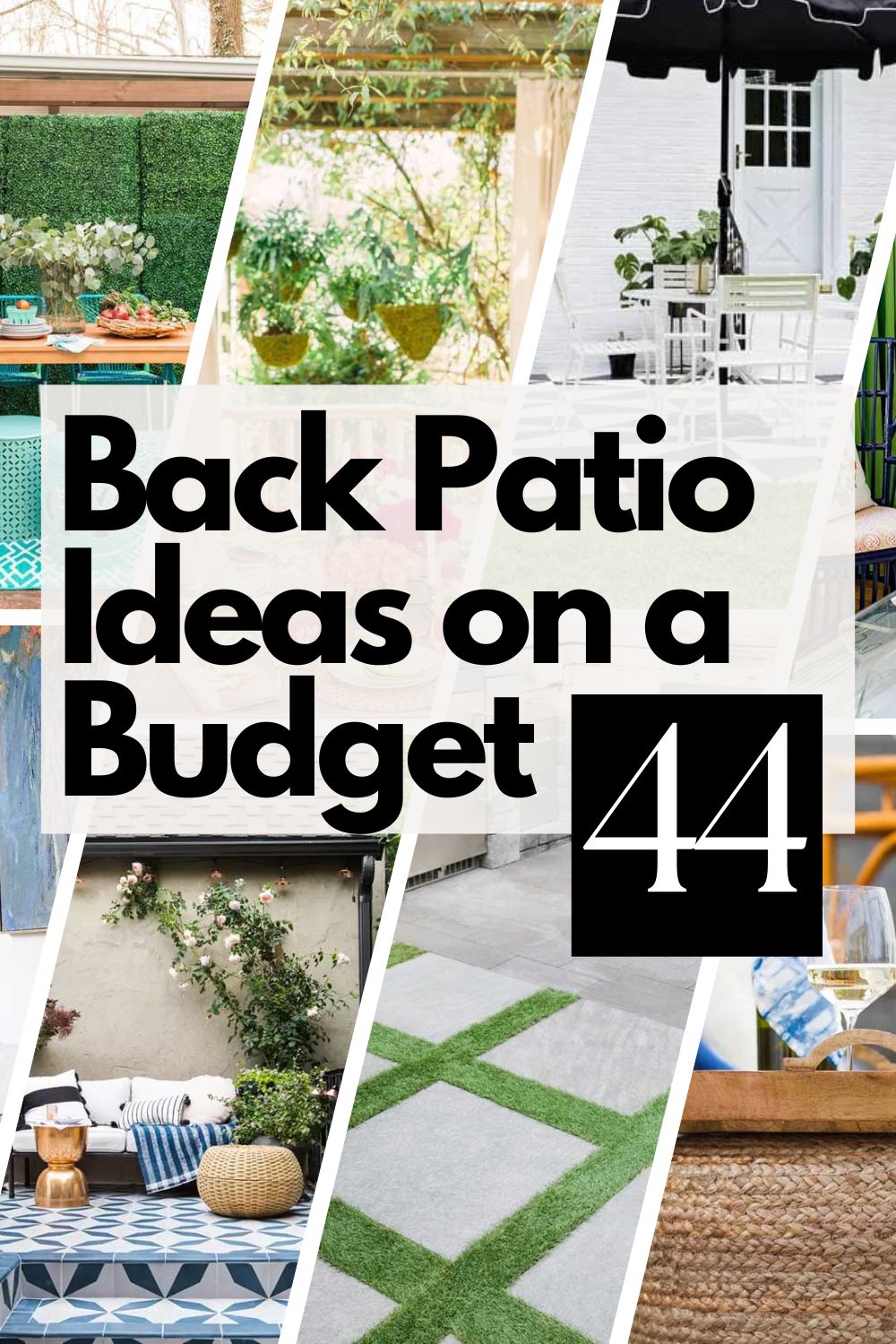 44 Back Patio Ideas on a Budget to Transform Small Outdoor Spaces
