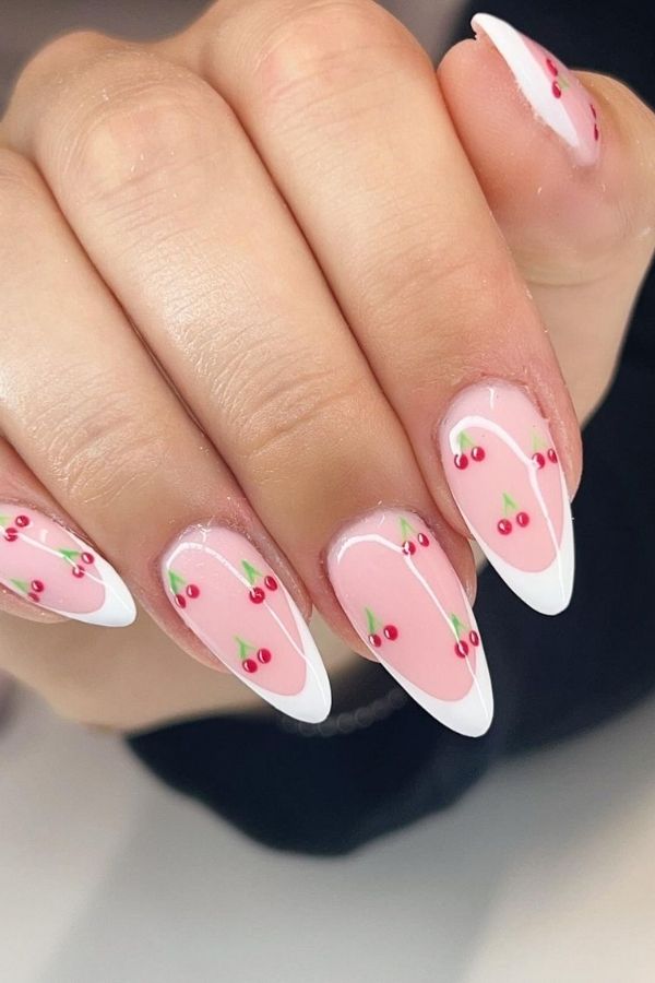 Cherry Queen Nail Look