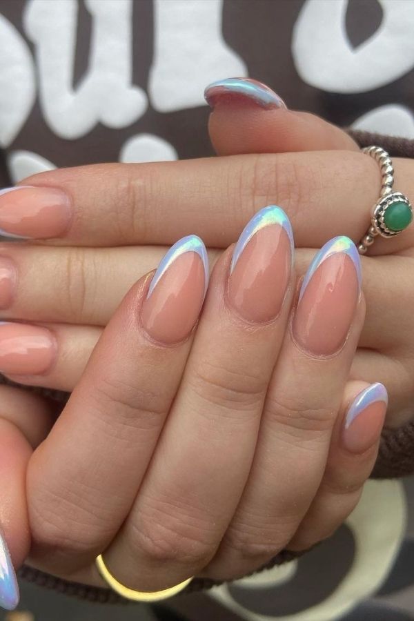 Chrome Tip Nail Designs