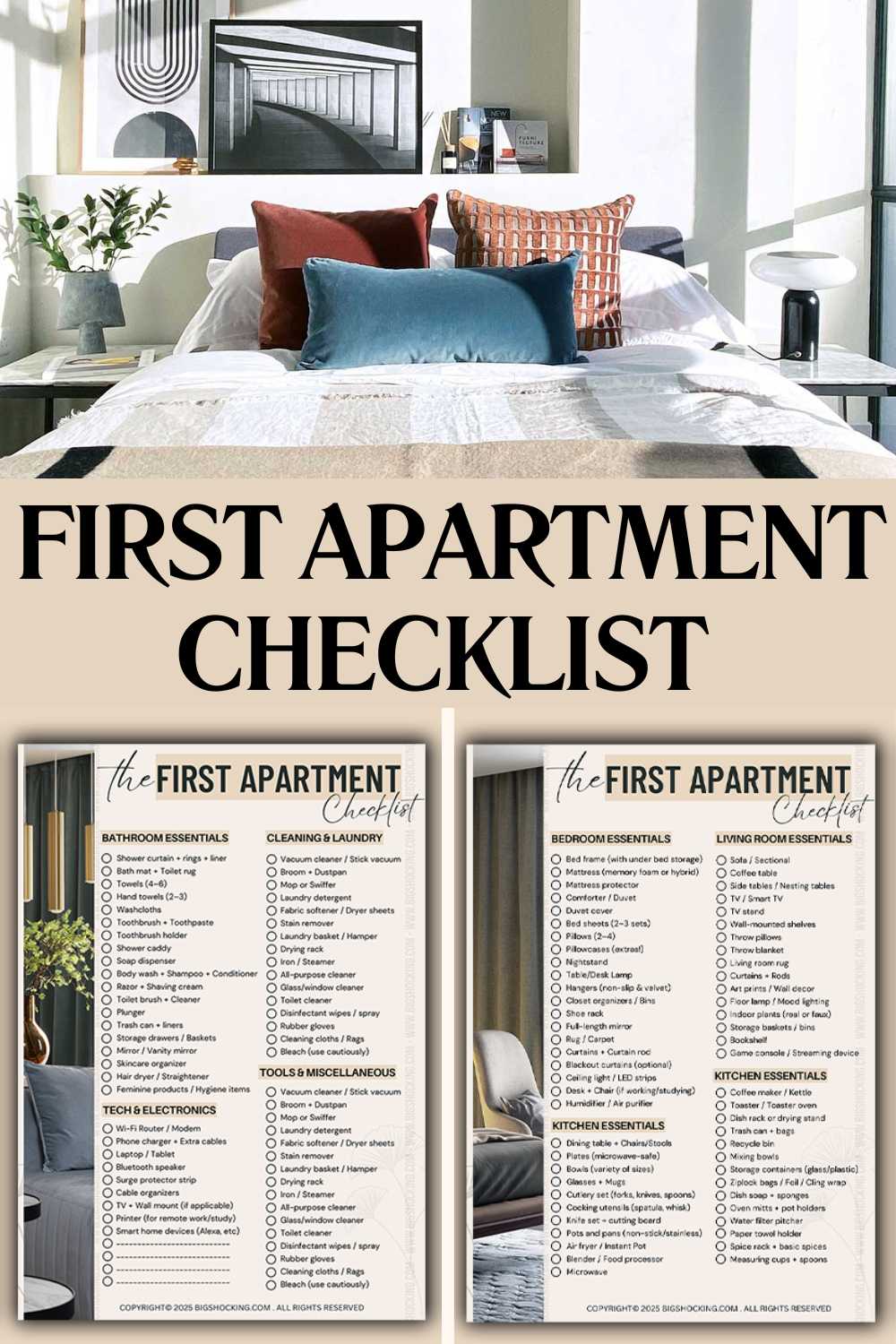 The First Apartment Checklist I Swear by for Effortless Stress-Free Move