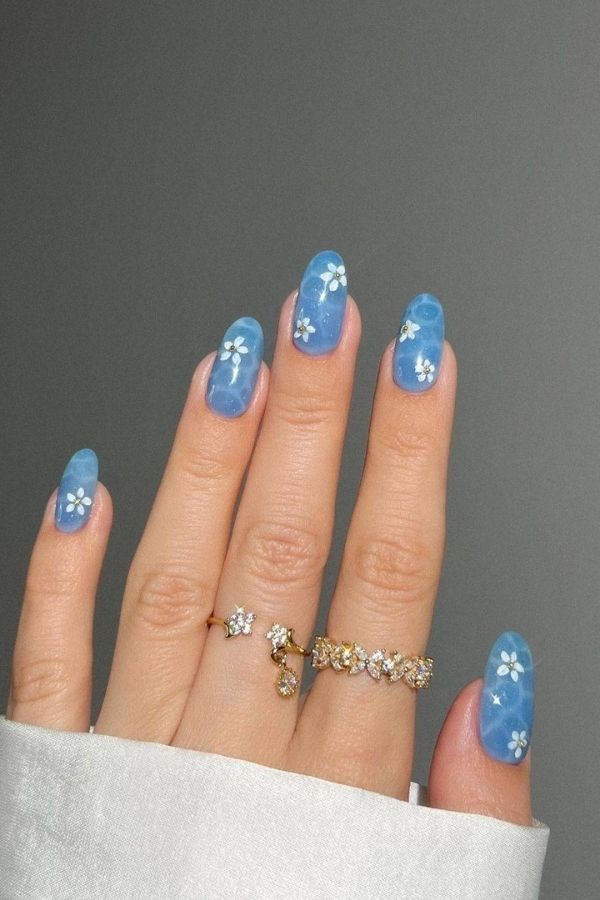 Fresh Water Midsummer Nail Art For July