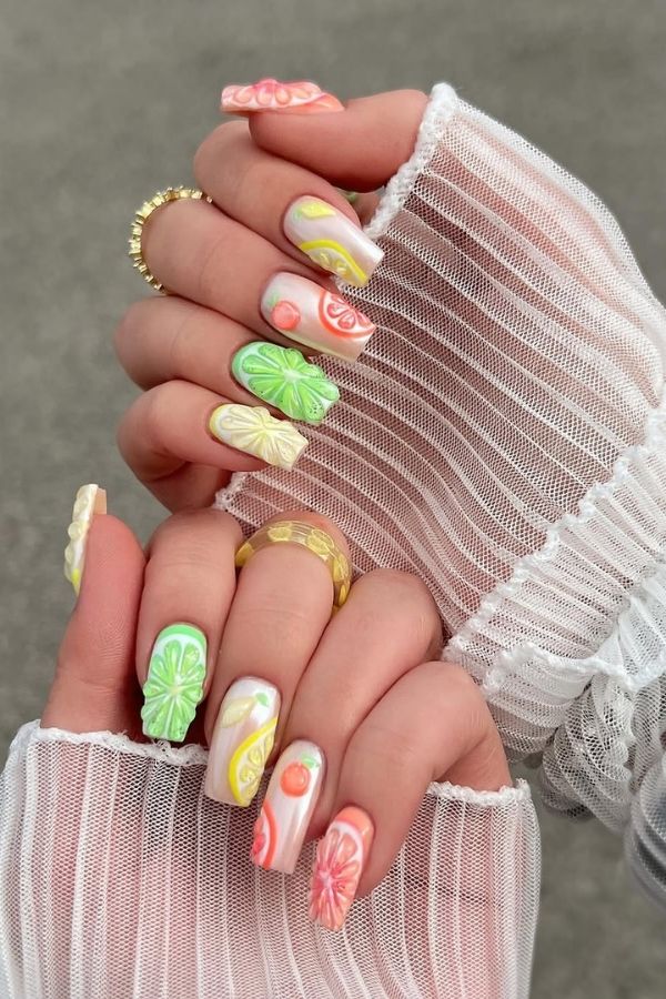 Fruity Nail Looks for Summer