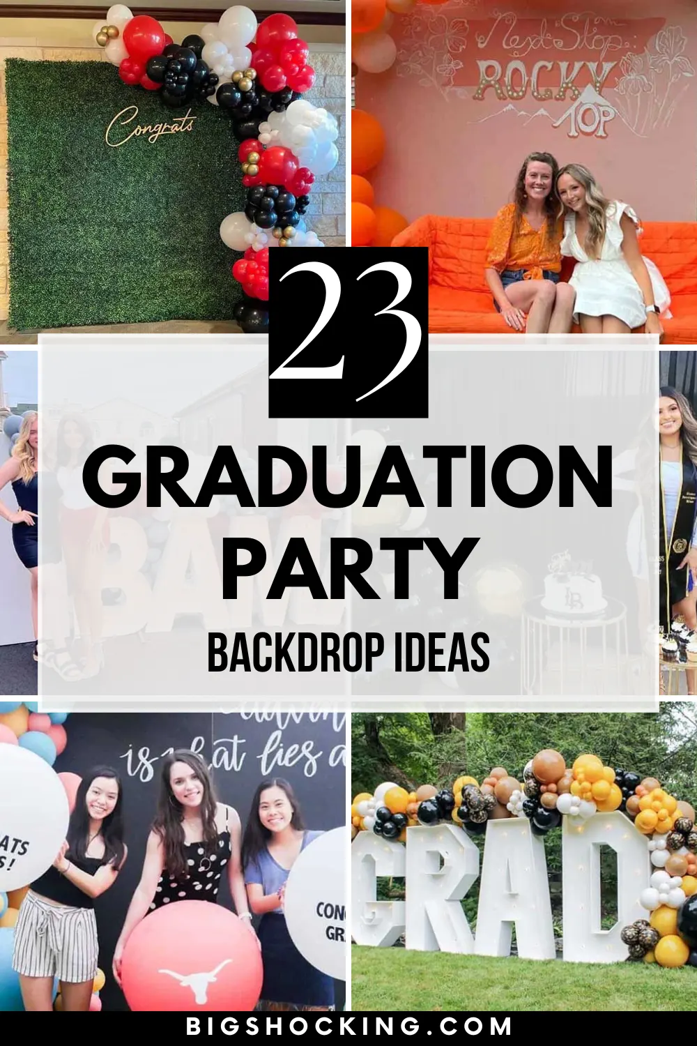 23 Picture-Perfect Graduation Party Backdrop Ideas That Will Wow Your Guests