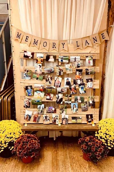 Graduation Year Memory Polaroid Wall