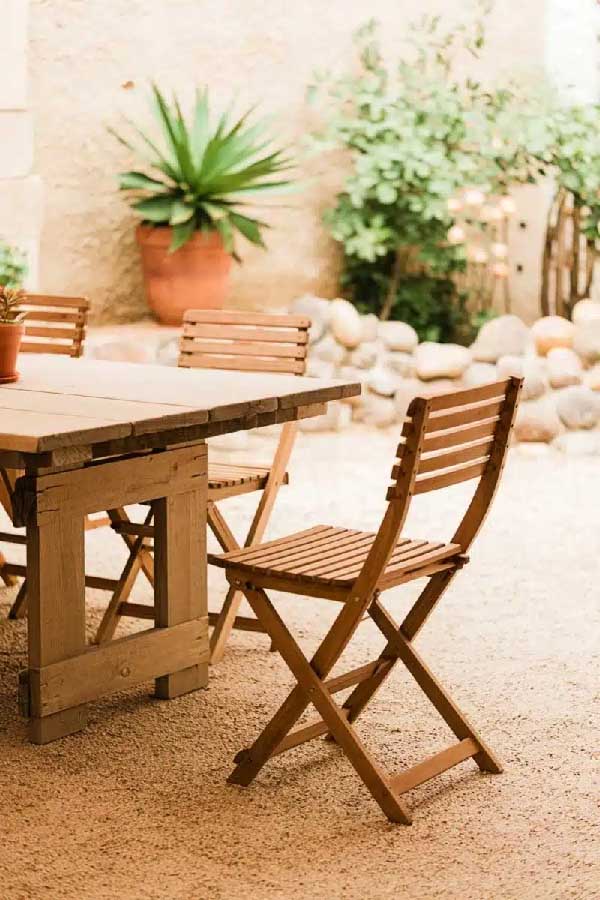 Gravel Zen Patio Vibes
