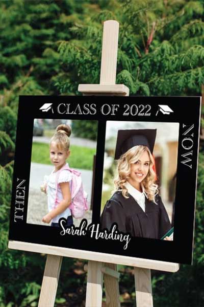 High School Then & Now Board