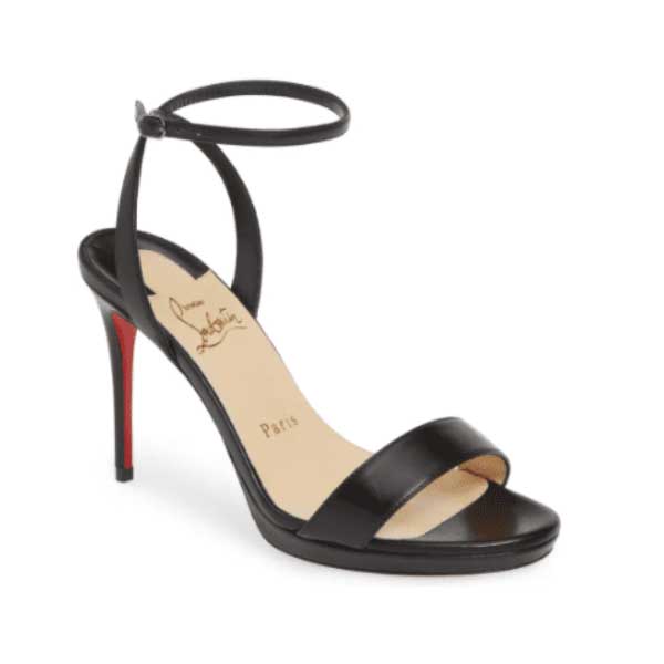 50 Stunning College Graduation Dresses to Make You Stand Out 22 Loubi Queen Strap Sandals