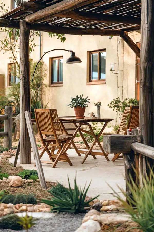 Pergola Living Room Look