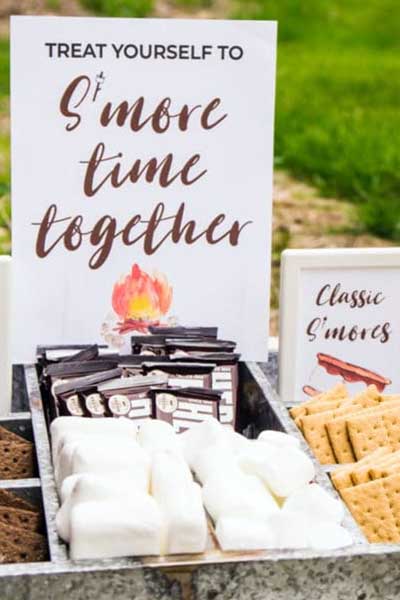 S’mores Bar For Graduation Night