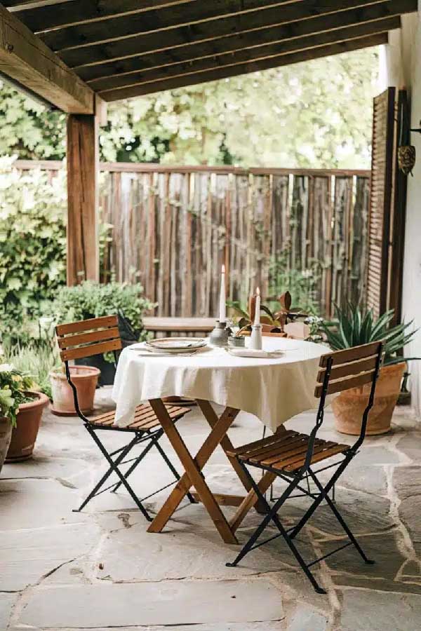 Two-Seat Patio Glow Up