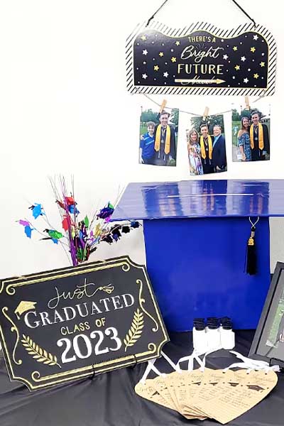 diy graduation cap card box