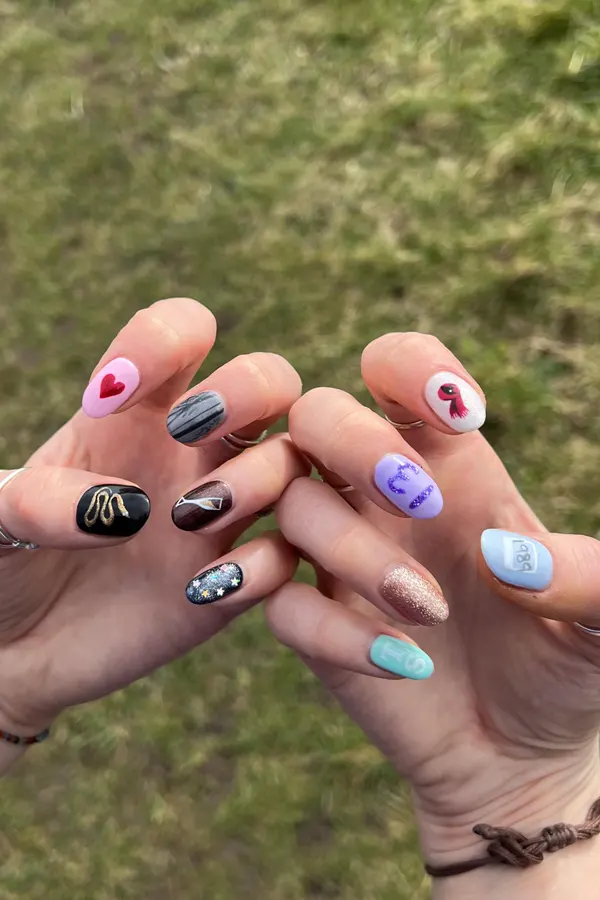 1989 Vintage Nails Design