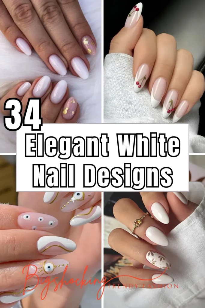 34 Elegant White Nail Designs Ideas That Look Chic on Every Skin Tone