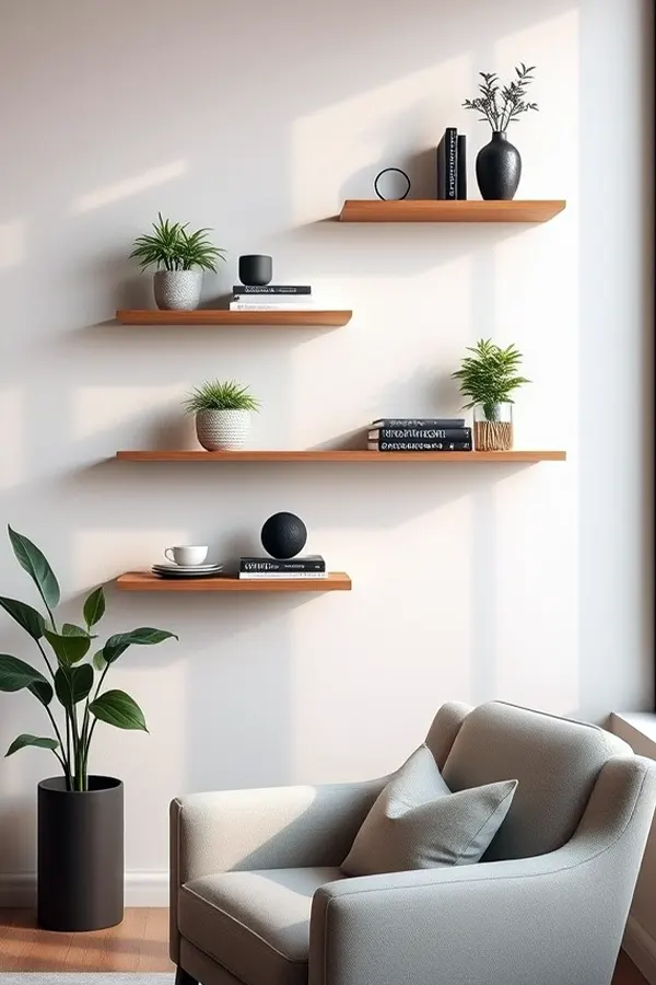 Add Depth With Layered Shelves