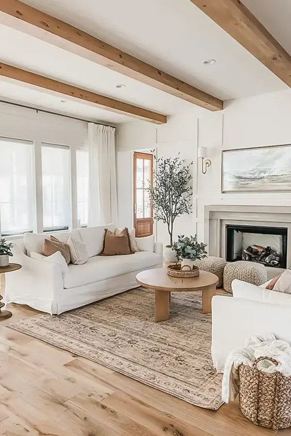 Airy Farmhouse with Natural Warmth