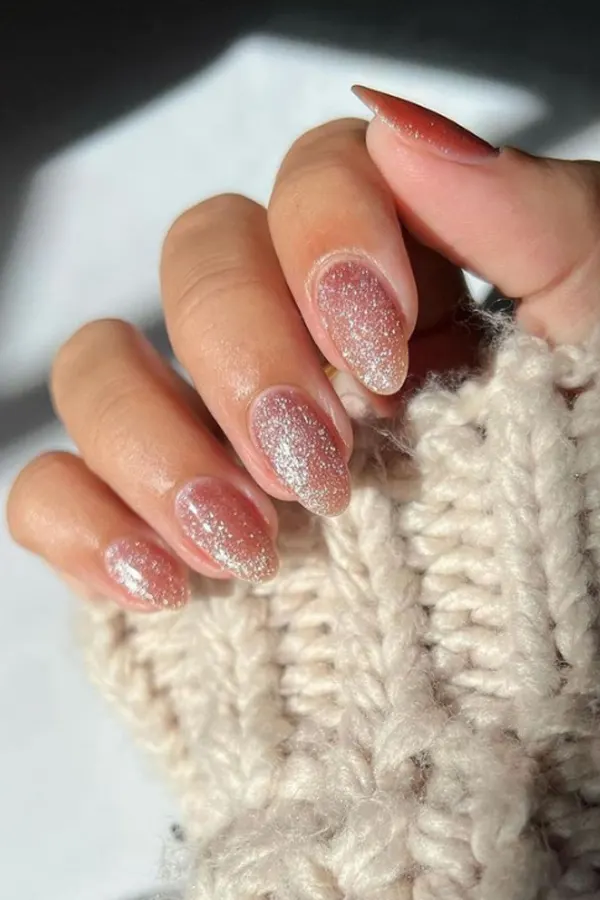 Bejeweled Glitter Mani
