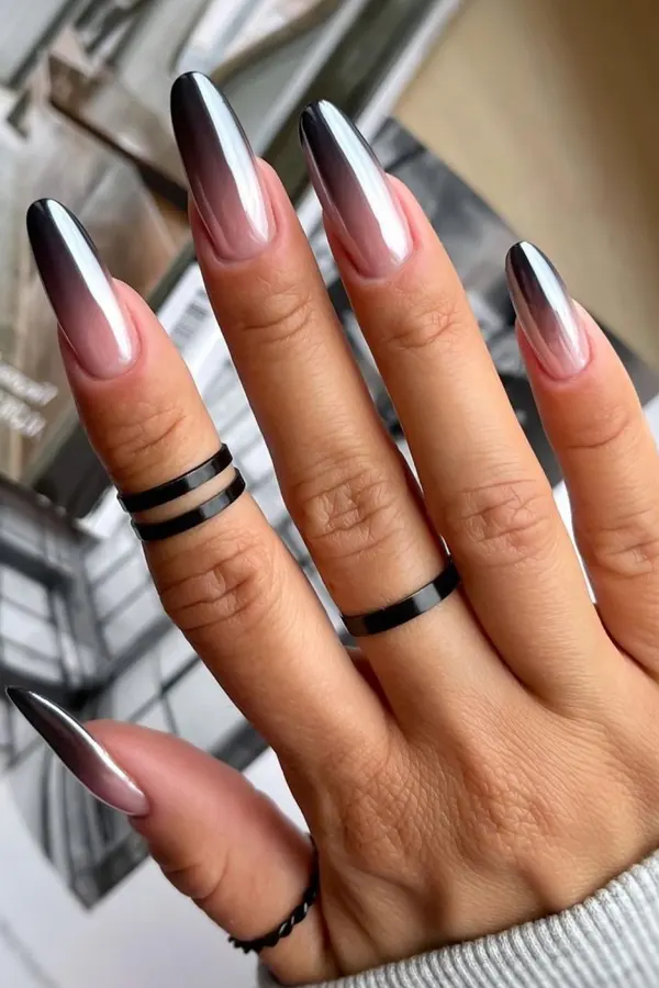 Black Ombré Chrome