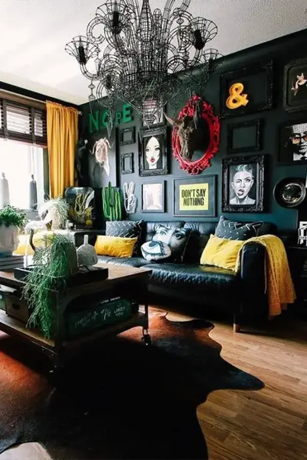 Bold Contrast With Artistic Flair