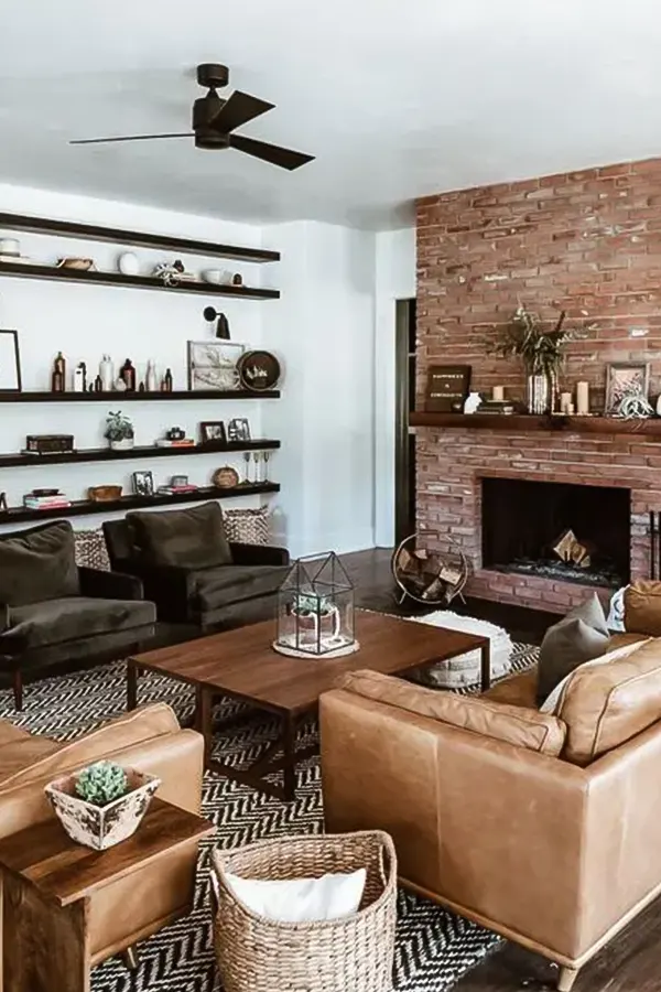Bold Neutrals and Brick Charm