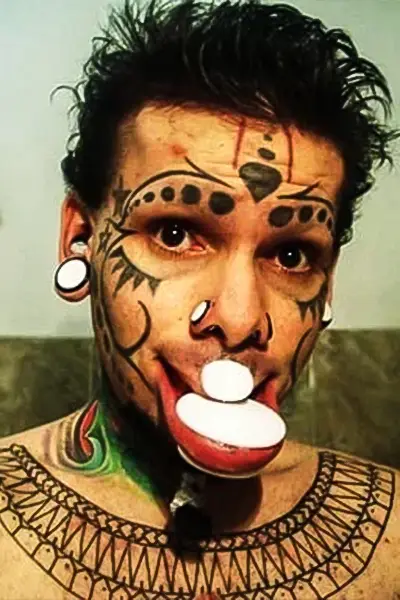 Brazilian Man Stretches Facial Skin