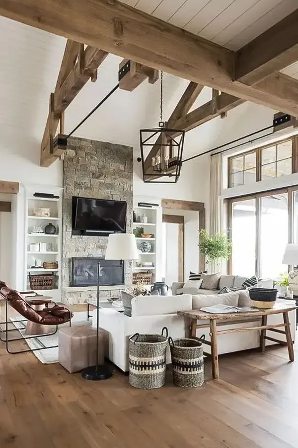 Bright Barn Living Room Style