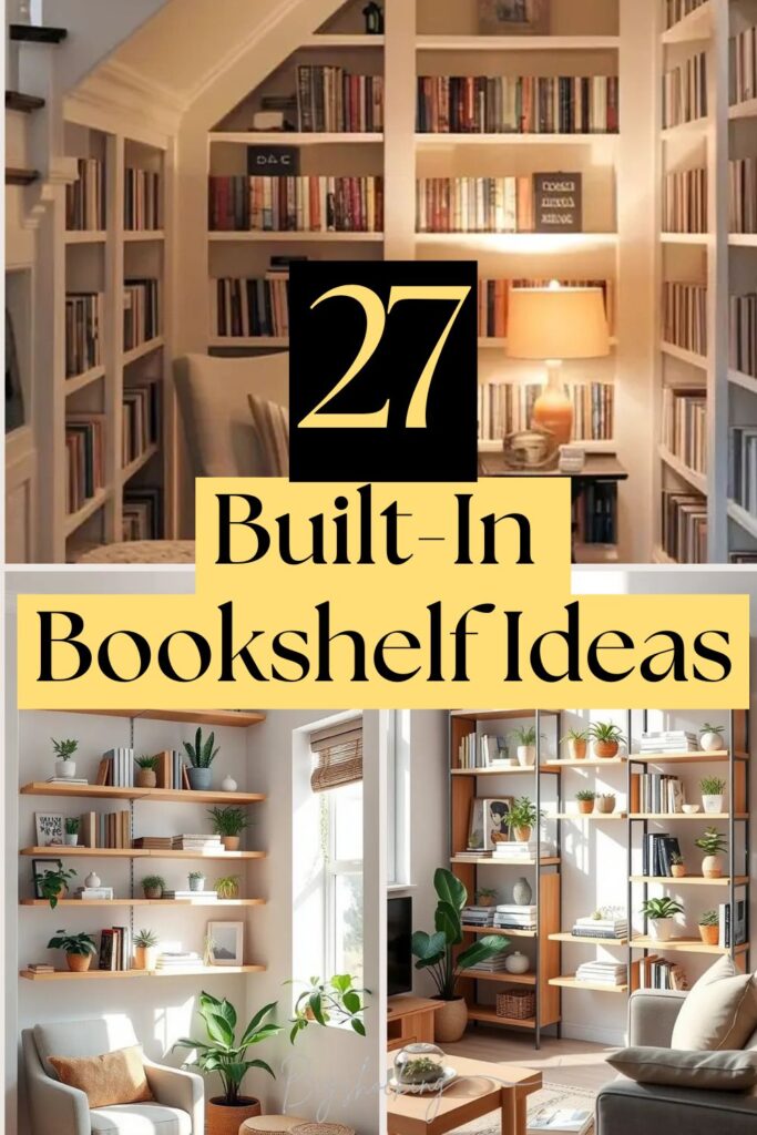 27 Built-In Bookshelf Ideas for Small Living Rooms