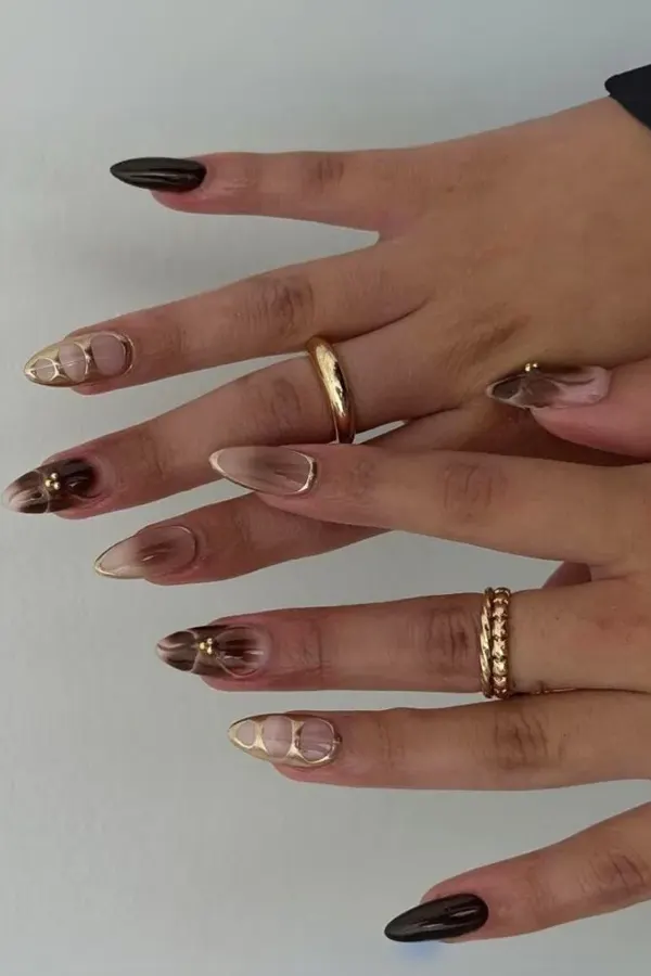 Caramel Gold Shimmer