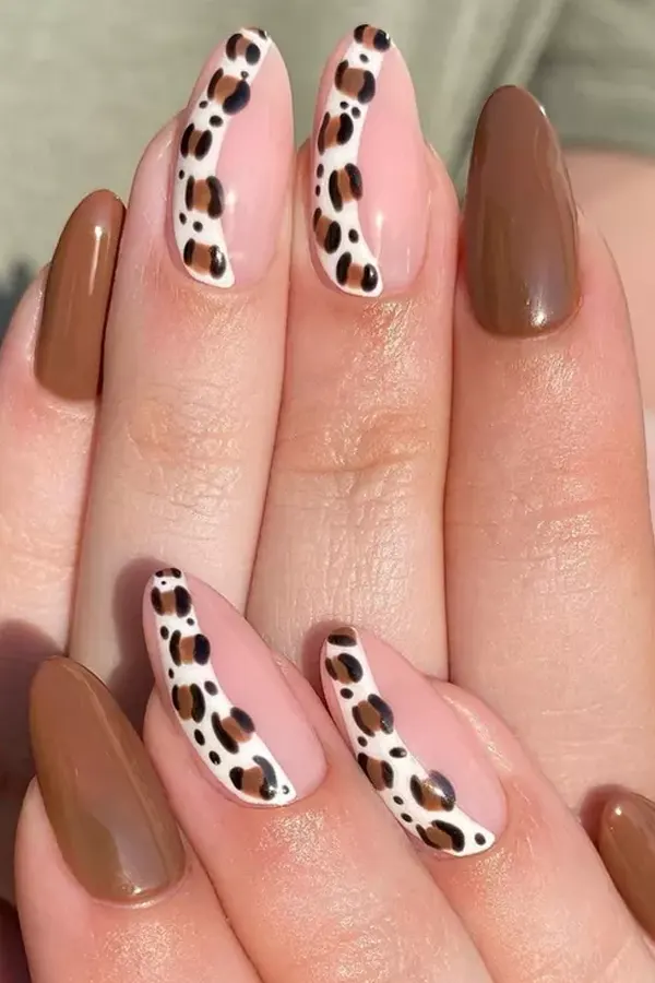 Caramel Leopard Tips