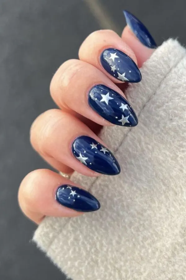 Celestial Romantic Nails