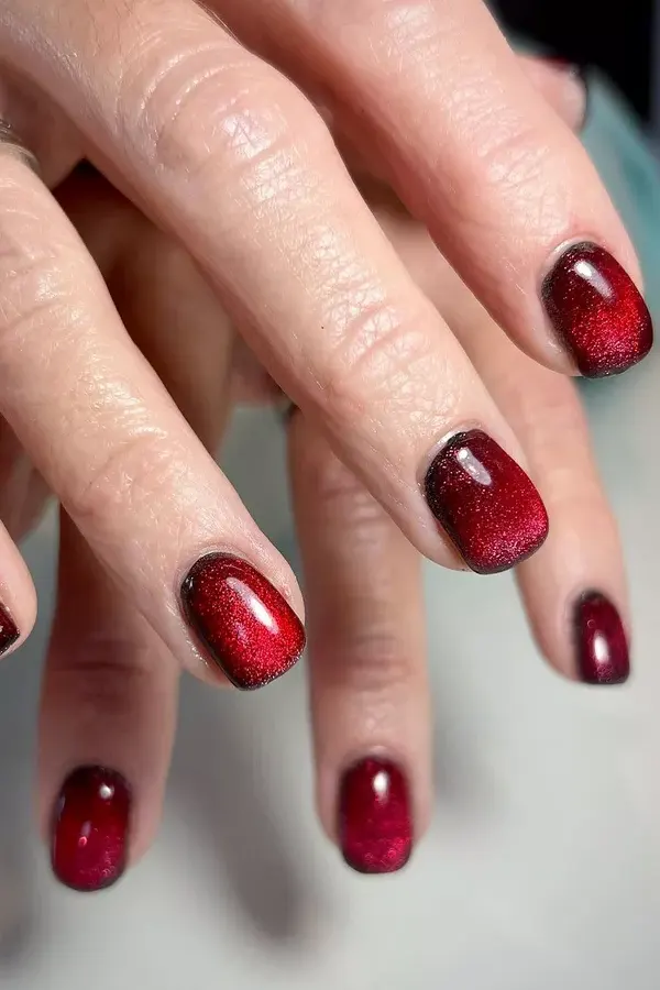 Cherry Wine Manicure
