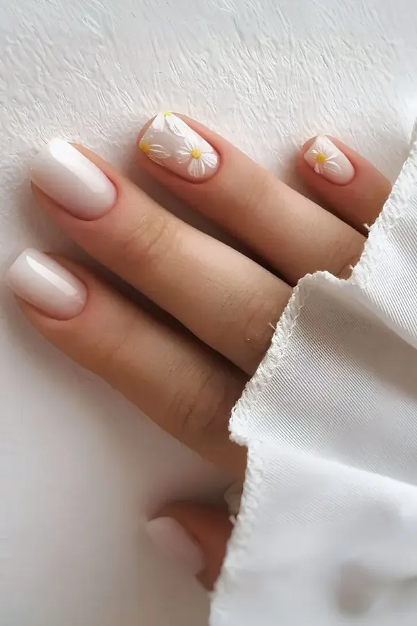 Clean White Florals