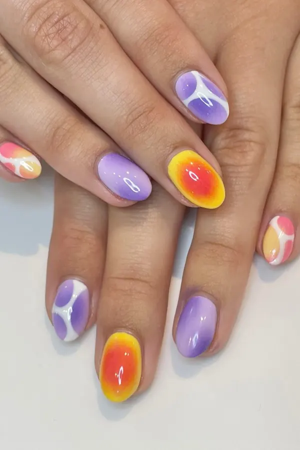 Cotton Candy Nails Art