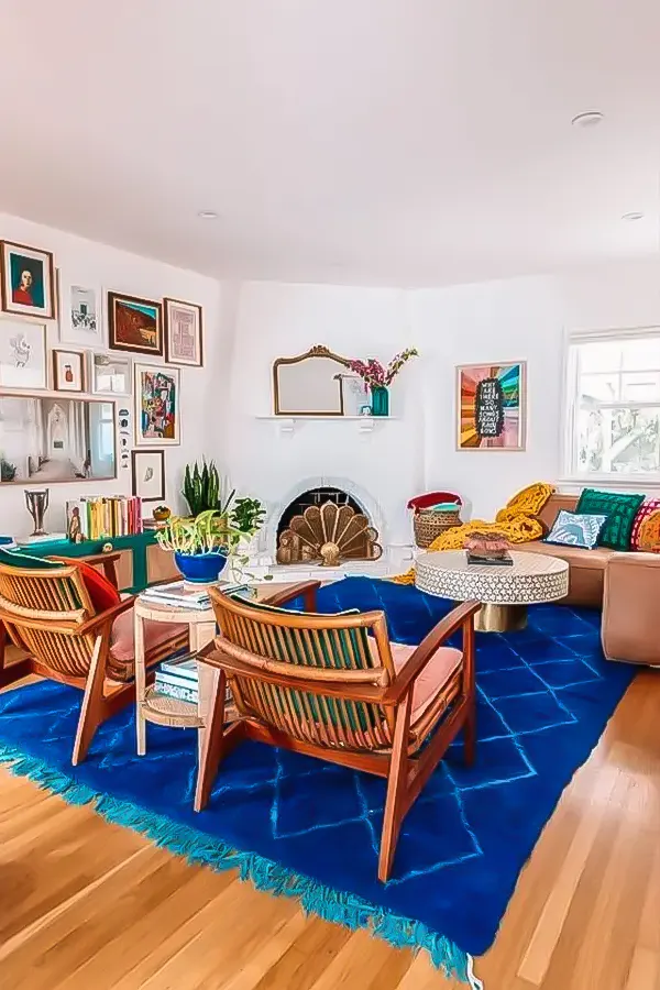 Cozy Color With Eclectic Charm
