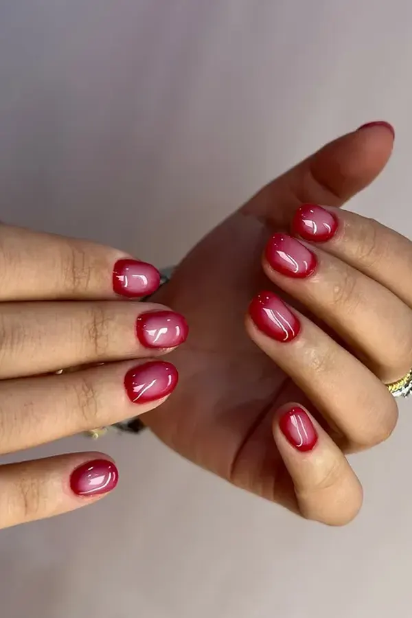 Creamy Aura Nails