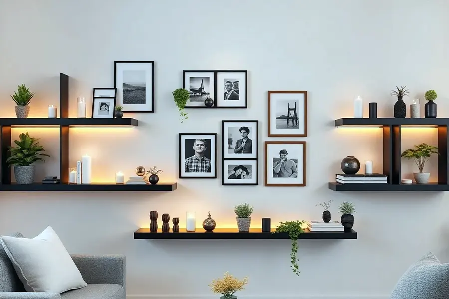 Decorative Floating Shelves