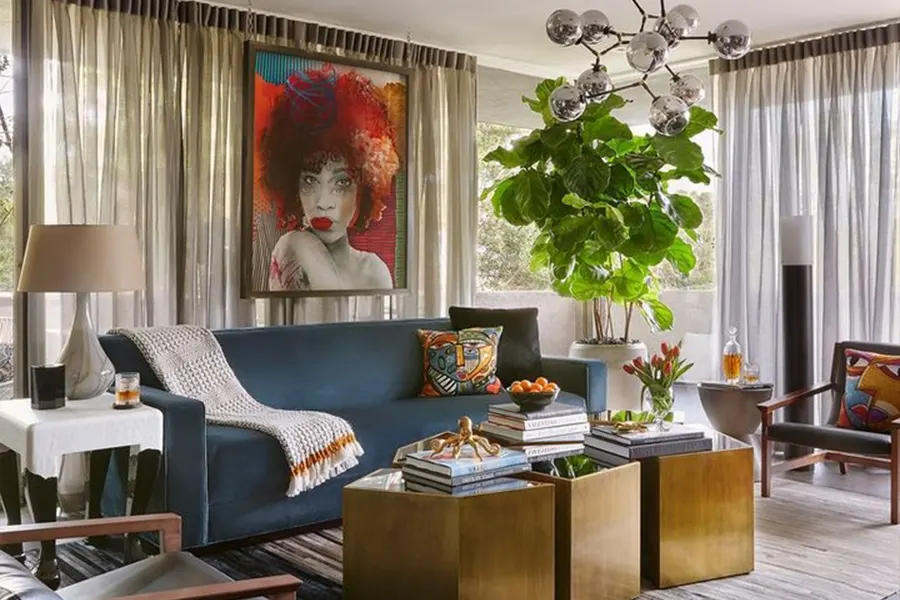 Eclectic Design Meets 60s Cool