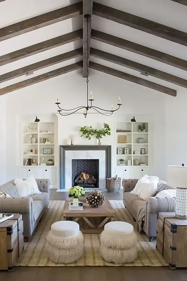 Elegant Barn Living Room Style