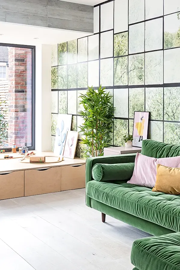 Feature Wall Living Room Idea