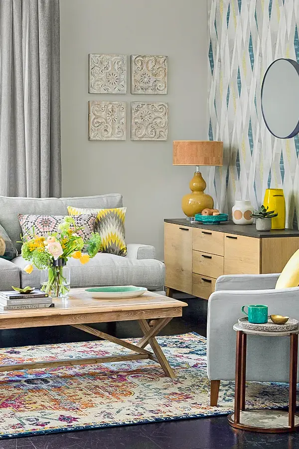 Fresh Accents for Soft Grey Spaces