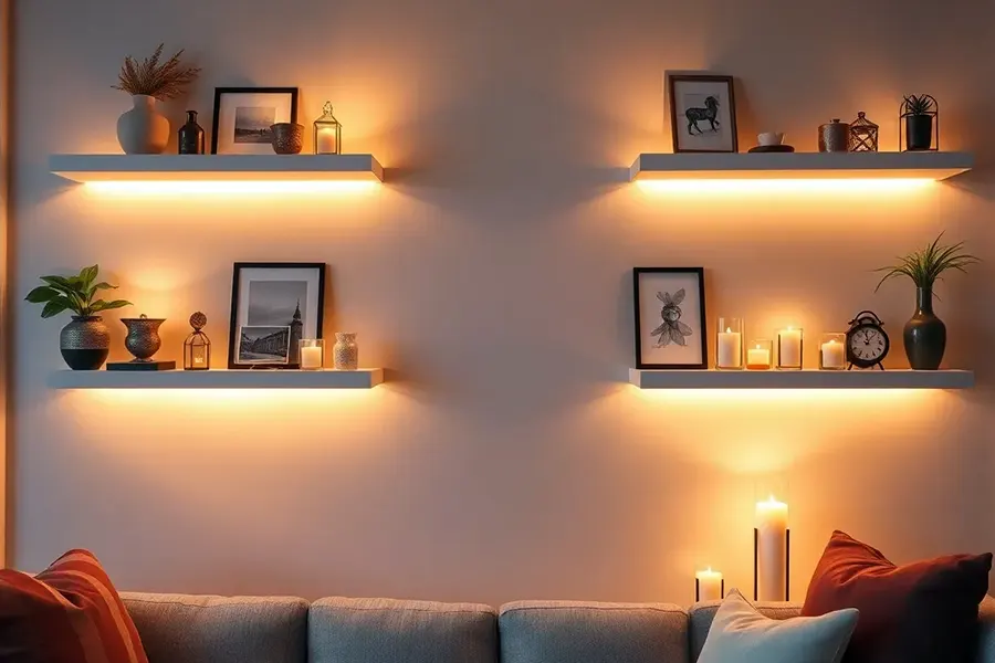 Glow Up Your Shelf Display