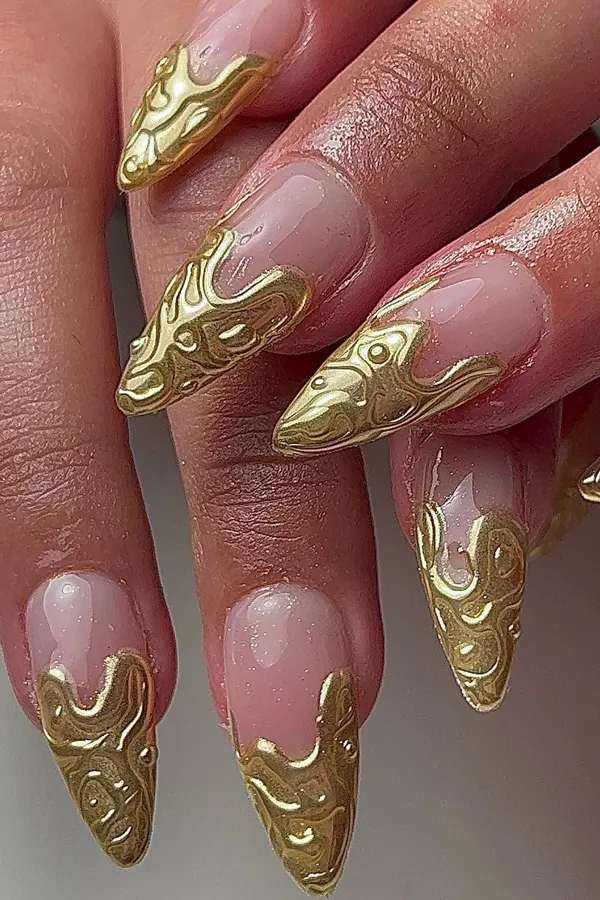 Gold Swirl Accents